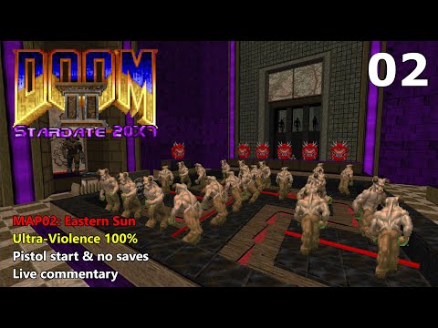 Doom II: Stardate 20X7 - MAP02: Eastern Sun - Ultra-Violence 100%