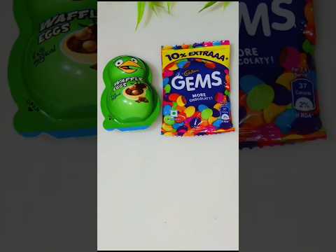 Gems Chocolate or Eggs Chocolate 🍫#youtubeshorts #viralvideo