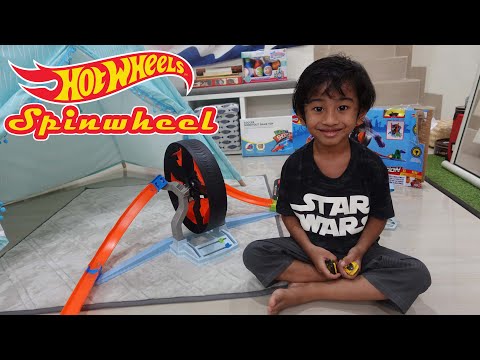 Unboxing Hotwheels Spinwheel Challenge! Epic Track!