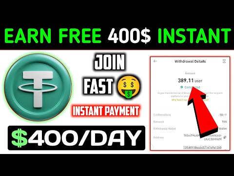 GET $400.00 USDT FOR FREE WITH Instant WITHDRAWAL!《Usdt Mining Miner Withdrawal 》