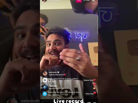 live record Instagram break elvish yadav