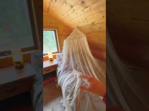 Quick tour of my off-grid cabin in Alaska. #build #simpleliving #cabintour #diy #cozy #selfreliance