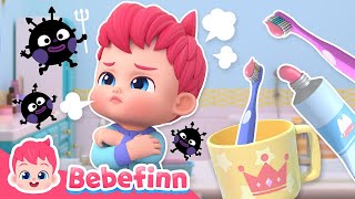 No, No, Toothbrushing!ㅣEP139ㅣSong for KidsㅣBebefinn Nursery Rhymes