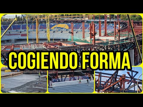 🔴OBRAS CAMP NOU (7 de Noviembre)⚠️Hormigonando forjados de tribuna