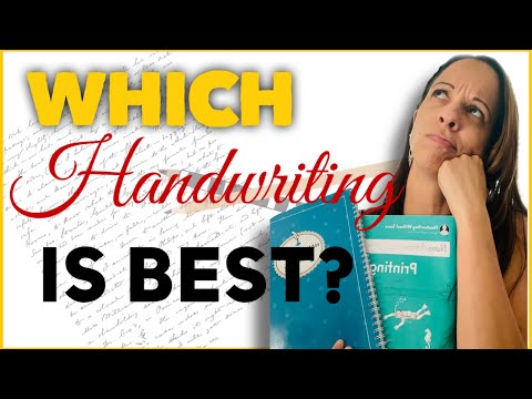 Handwriting Without Tears VS The Good and The Beautiful Handwriting