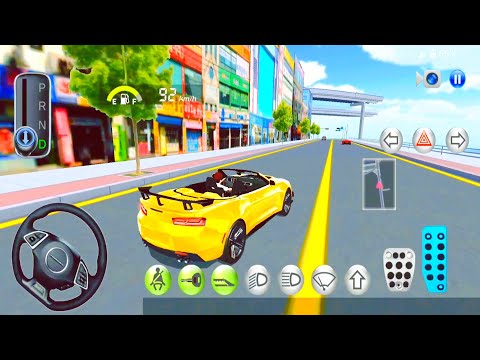 3D Car Driving Simulator - 3D car vs Bullet Train Statin #18 - 3D car Android Gameplay