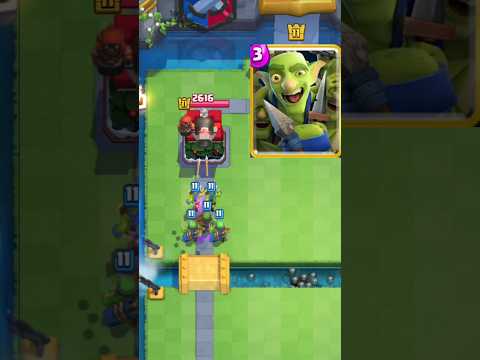 Goblin Gang vs All Tower Troops #clashroyale#viralvideo #gaming#funnyvideo #clashroyalememes