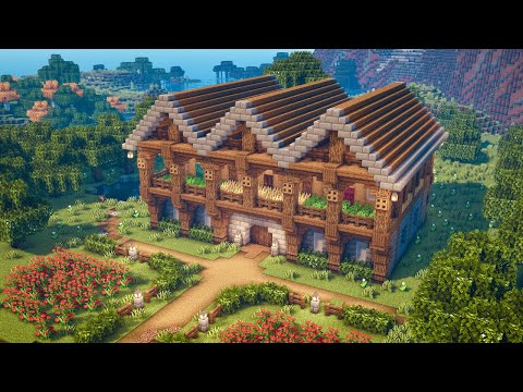 Minecraft | How to Build a 3-Player House | Large Mansion Tutorial | Part 1