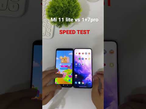 Mi 11 lite vs Oneplus 7 pro | Speed Test Comparison #shorts