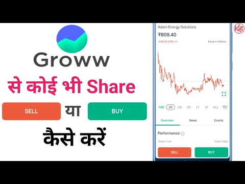 Groww App me koi bhi share SELL ya BUY kaise kare | koi bhi company ka share kaise kharide | K4H