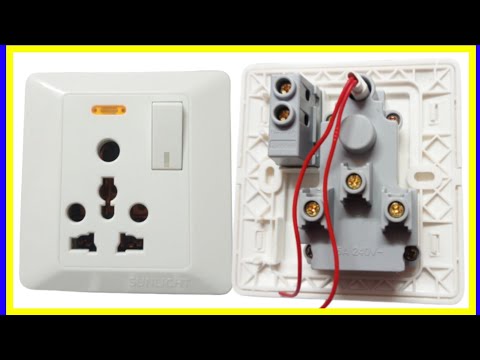 #nepal power socket connection 1 switch 1scoket connection 1 switch 1scoket 1incater wiring board