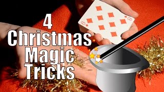 4 Amazing Christmas Magic Tricks - Tutorial