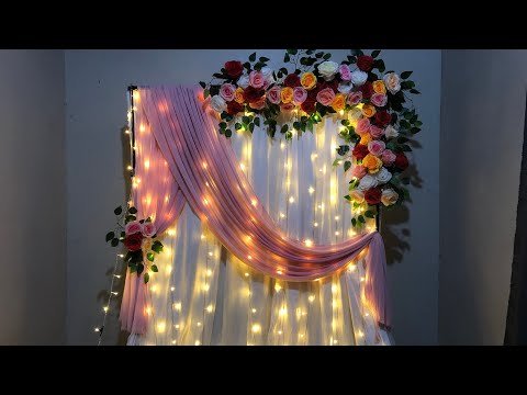 Wedding Backdrop for less