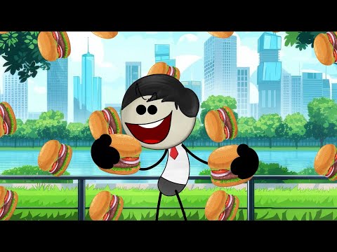 What if it Rains Burgers? + more videos | #aumsum #kids #cartoon #whatif