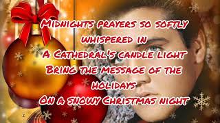 Elvis Presley - On a Snowy Christmas Night (Lyrics)