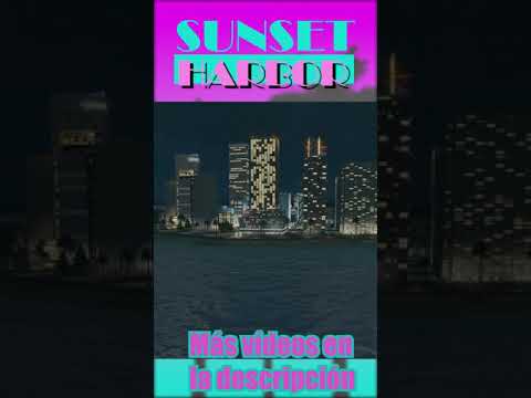 SUNSET HARBOR - Cities Skylines - Drone Flight - Chiches Shorts