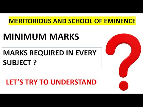 MINIMUM MARKS IN MERITORIOUS AND SOE ADMISSION 2024 EXAM  #soe #reasoning #meritorious