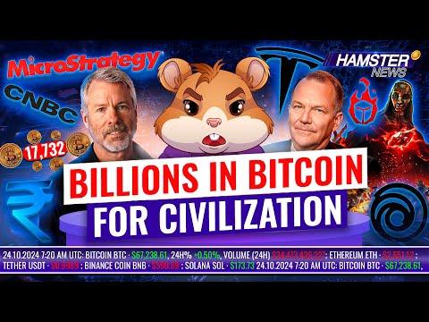 Michael Saylor’s BTC ‘gift’ to humanity, Tesla still holds BTC, Ubisoft’s NFT game ⚡️ Hamster News