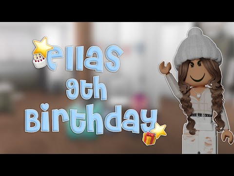 Ella's *9TH* Birthday!!! | Roblox Bloxburg Family Roleplay | **WITH VOICE**