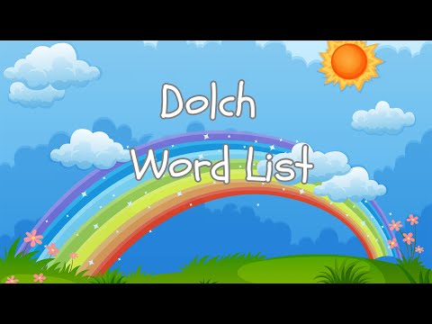 Dolch Word List I Part 2 #dolchsightwords #2ndgrade #earlychildhoodeducation