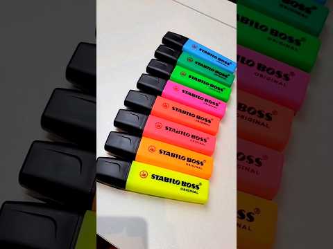 Stabilo Boss Highlighters Stationery Haul 🌈🖍 #schoolsupplies