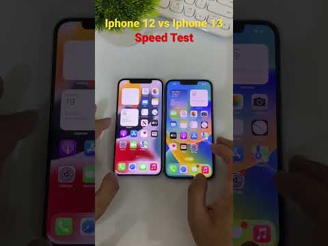 Iphone 12 vs Iphone 13 Speed Test #shorts