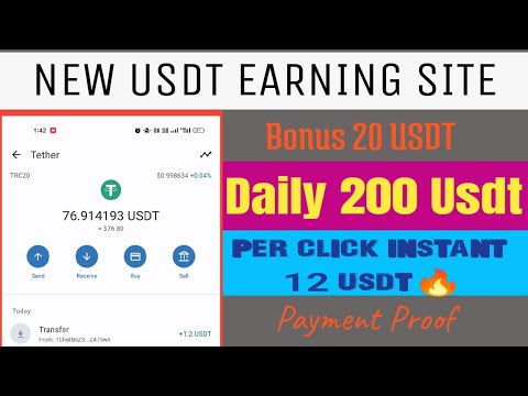 New USDT shopping mall income site | Usdt Earnings Site | Passive Income | Make money at Home