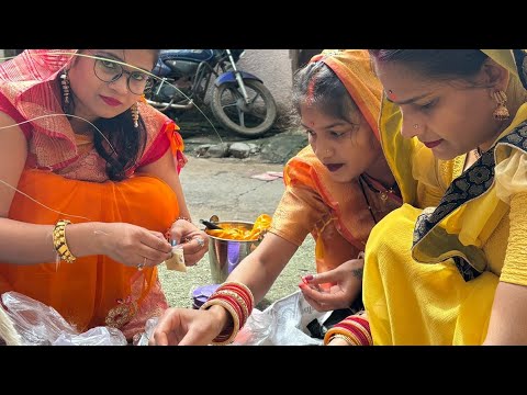 पायल के कमरछट पूजा 🤩🥰cg vivek payal vlog