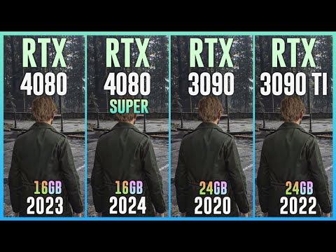 RTX 4080 vs RTX 4080 SUPER vs RTX 3090 vs RTX 3090 TI - Tested in 25 Games