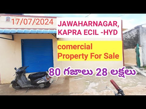 Comercial Property For Sale in Hyderabad | 80 Sq Yards Only 28 Lakhs