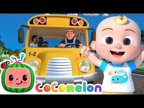 "Wheels on the Bus go round and round | Nursery rhyme for baby