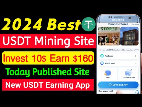 Best Usdt Earning Site | Daily Usdt Mining Site  | TRX Earning Site Today | Online Income Site Today