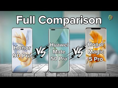 Honor 90 Pro Vs Huawei Mate 50 Pro Vs Honor Magic 5 Pro | Full Comparison