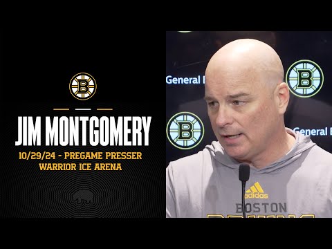 Montgomery Speaks Ahead of Bruins Matchup vs. Flyers