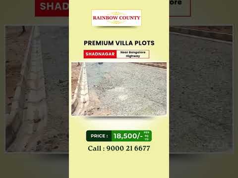 Shadnagar gated community plots call 9000216677