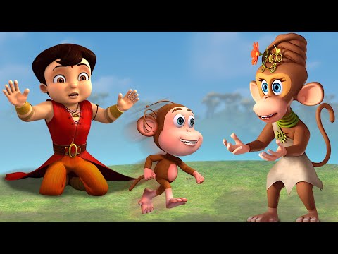 Super Bheem - Bheem Saves Monkey | Animated cartoons for kids | Stories for Kids