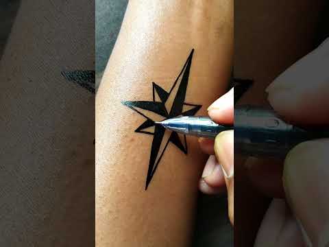 Wow 😱😱 kya mast design banaya hai........ #art #temporarytattoo #drawing #tatttoo #viral #asmr