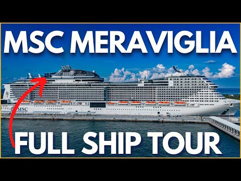 MSC MERAVIGLIA Full Ship Tour, 2023 Review & BEST Spots of MSC Cruise Ship!