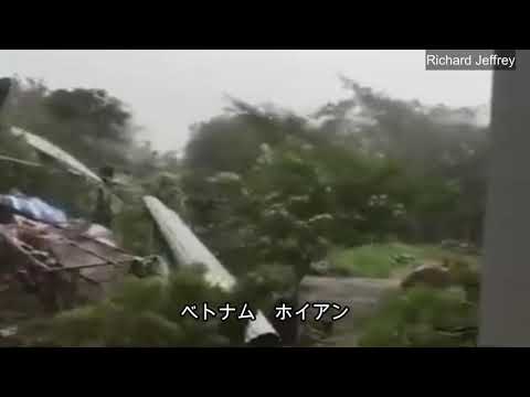 脅威の台風18号 ベトナムに上陸、中部の沿岸都市ダナン南部