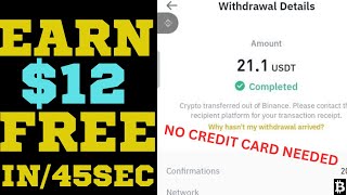 Register To Get Free 12USD Bonus (INSTANT WITHDRAWAL) #freeusdt #freeusdtearn #earnfreeusdt