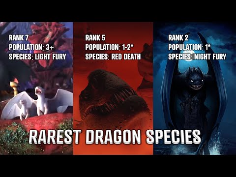 The 10 Rarest Dragon Species In How To Train Your Dragon