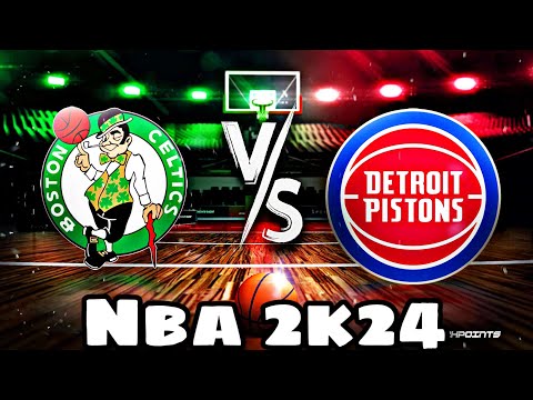 Boston Celtics vs Detroit Pistons Full Game NBA 2k24