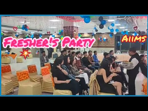 Fresher's party at Aiims Delhi / batch 2020 || 2021 🥳✌🎉part- 1