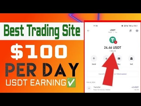 NEW USDT INCOME PLATFORM /DAILY WITHDRAW 1.20 USDT FREE#usdt #free #best #new #make