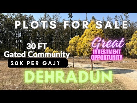 Plots for sale in Dehradun | Gated Community | Forest and Hill views 🏕