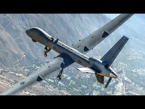 Air Force MQ-9 Reaper Drone Aircraft Soars Over California Skies