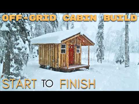 A Cabin Anyone Could Build | Start To Furnished | Alaska Off-Grid