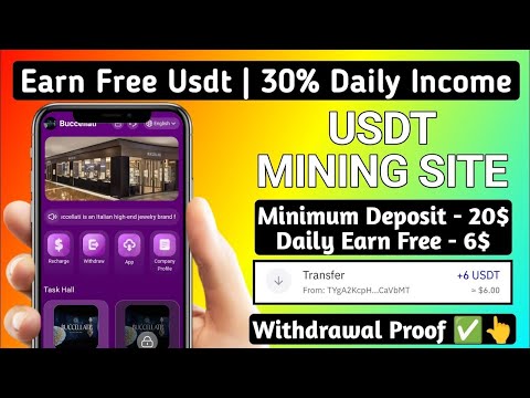 2024 BEST EARINGS PLATFORM ll DAILY EARN A LOT OF USDT ✅ EVERY DAY 5$