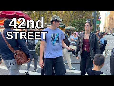 NEW YORK CITY Walking Tour [4K] - 42nd STREET