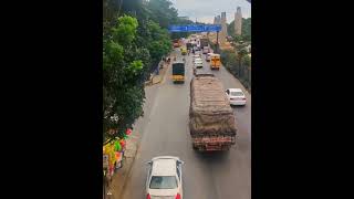 banglore highway traffic beautiful view #shorts